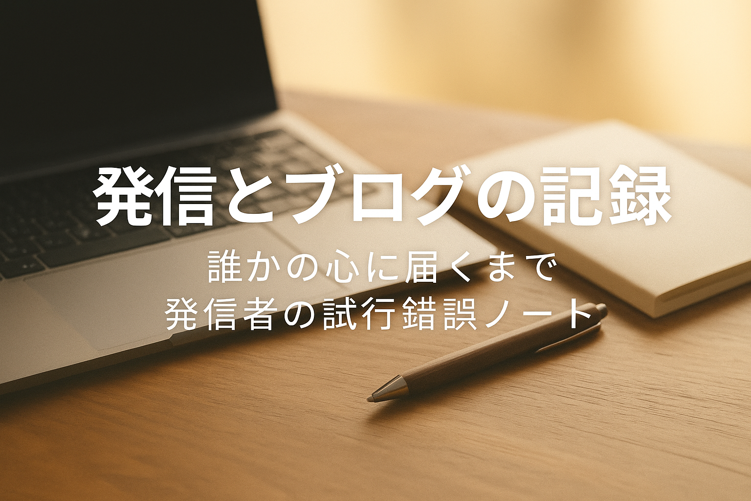 発信とブログの記録