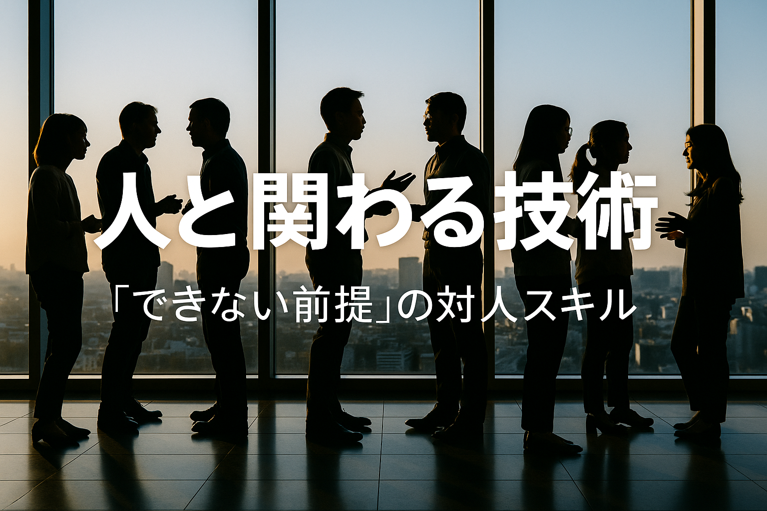 人と関わる技術