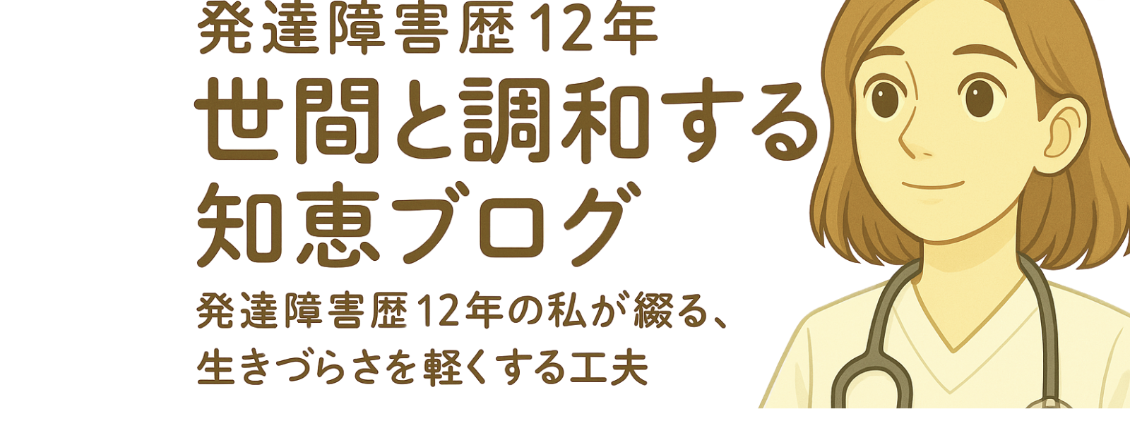 発達障害歴12年　世間と調和する知恵ブログ