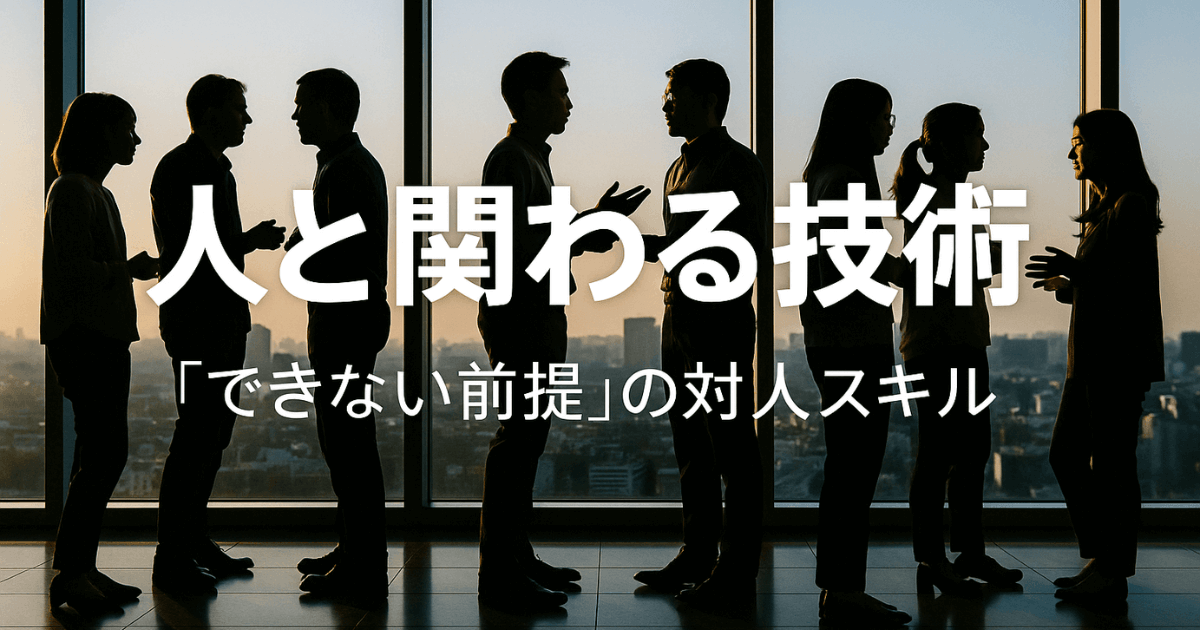 人と関わる技術